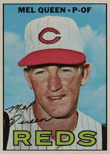 1967 Topps #374 Mel Queen Baseball Card 1967 Topps #374 Mel Queen Baseball Card