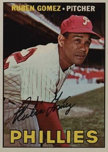 1967 Topps #427 Ruben Gomez Baseball Card 1967 Topps #427 Ruben Gomez Baseball Card