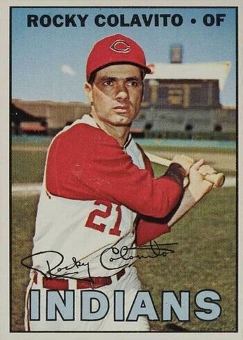 1967 Topps #580 Rocky Colavito Baseball Card 1967 Topps #580 Rocky Colavito Baseball Card