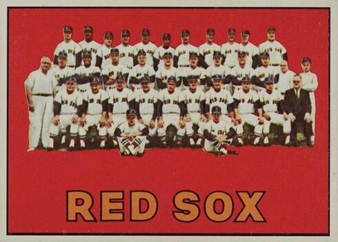 1967 Topps #604 Boston Red Sox Team Baseball Card 1967 Topps #604 Boston Red Sox Team Baseball Card