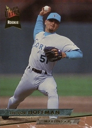 1993 Fleer Ultra #378 Trevor Hoffman Rookie Card 1993 Fleer Ultra #378 Trevor Hoffman Rookie Card