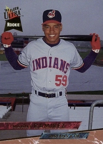 1993 Fleer Ultra #545 Manny Ramirez Baseball Card 1993 Fleer Ultra #545 Manny Ramirez Baseball Card