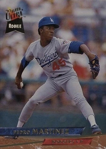 1993 Fleer Ultra #57 Pedro Martinez Rookie Card 1993 Fleer Ultra #57 Pedro Martinez Rookie Card
