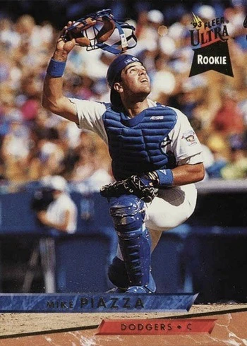 1993 Fleer Ultra #60 Mike Piazza Rookie Card 1993 Fleer Ultra #60 Mike Piazza Rookie Card