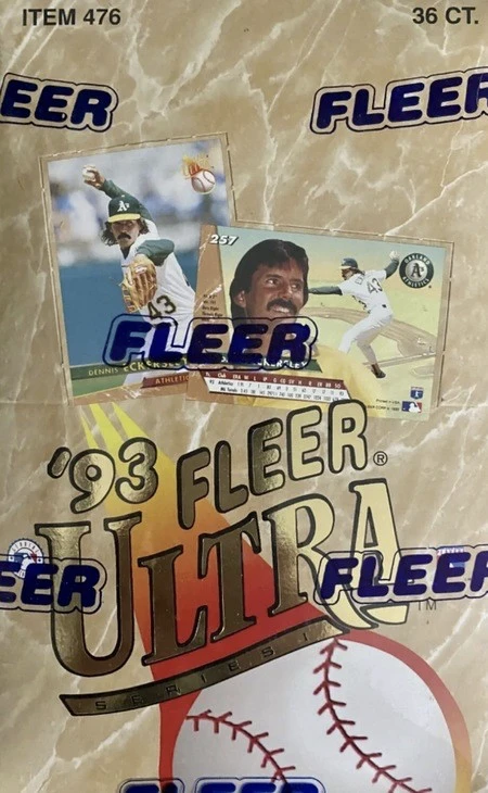 Unopened Box of 1993 Fleer Ultra Baseball Cards Unopened Box of 1993 Fleer Ultra Baseball Cards