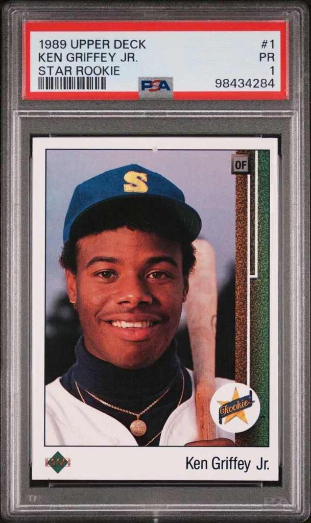 1989 Upper Deck #1 Ken Griffey Jr Star Rookie PSA 1