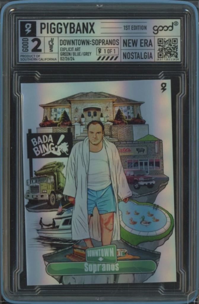 PiggyBanx Downtown: Sopranos Art Card