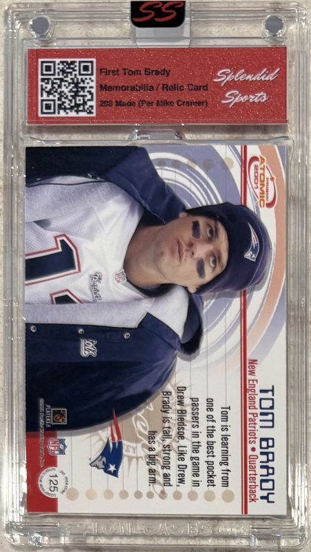 First Tom Brady Patch Card