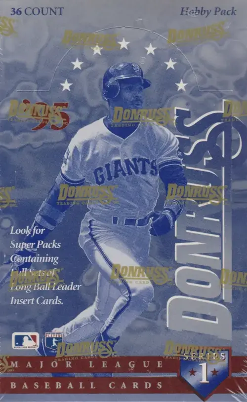 Unopened Box of 1995 Donruss Baseball Cards